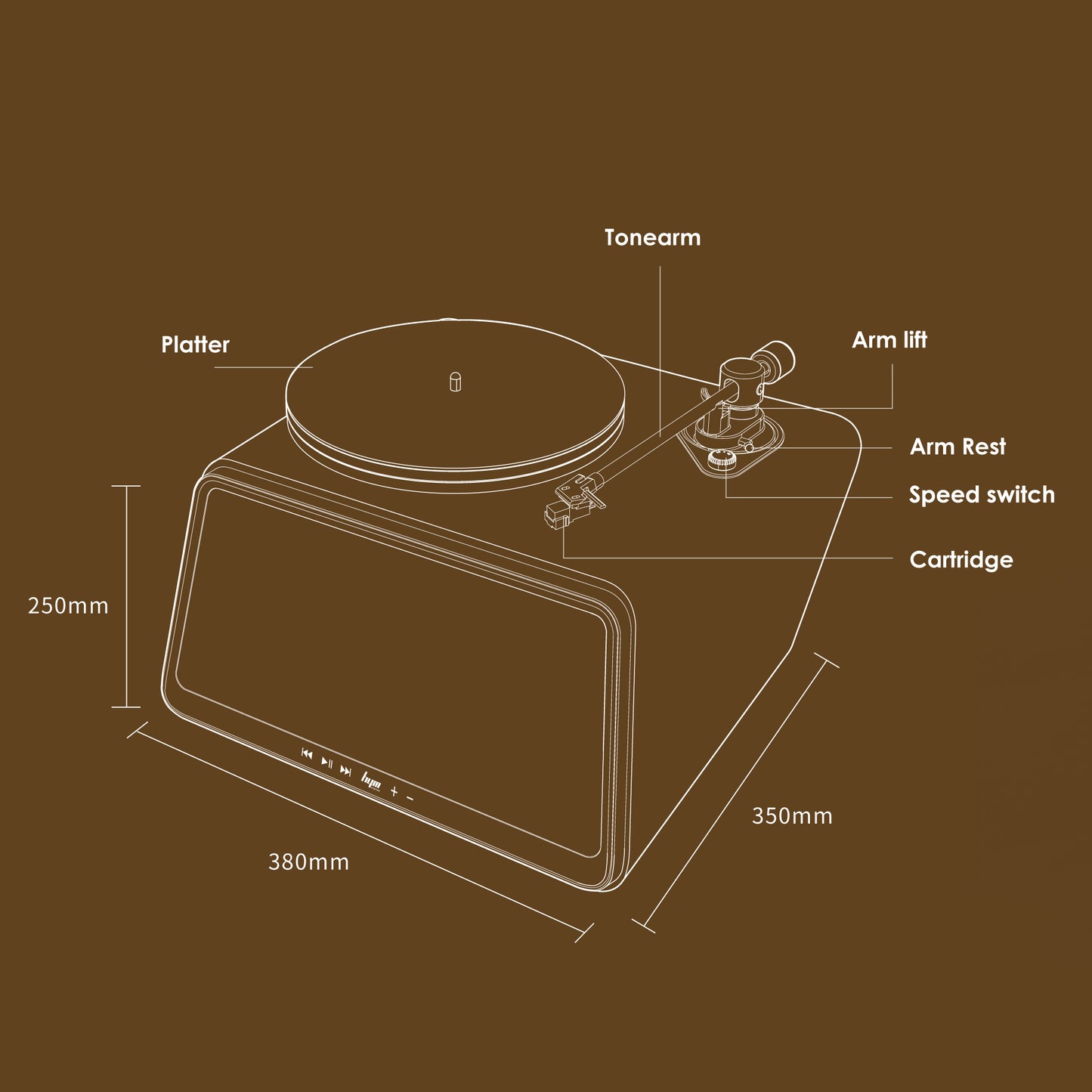 HYM Seed turntable