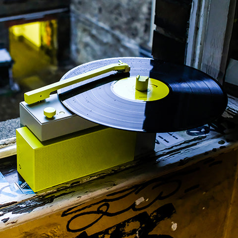 yellow record players