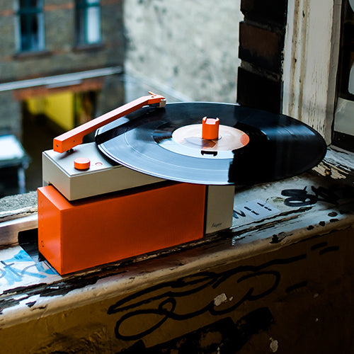 Duo turntable | Vibrant Orange.