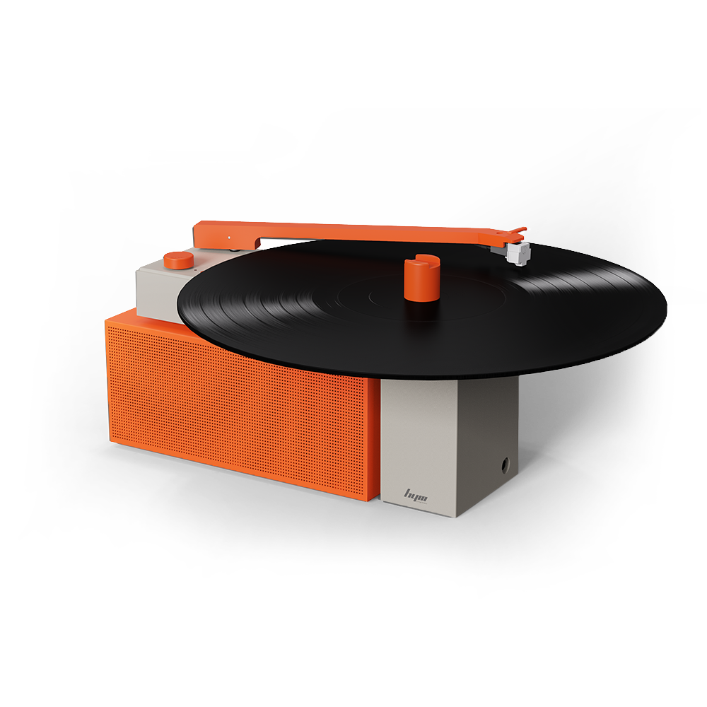 Duo turntable | Vibrant Orange.